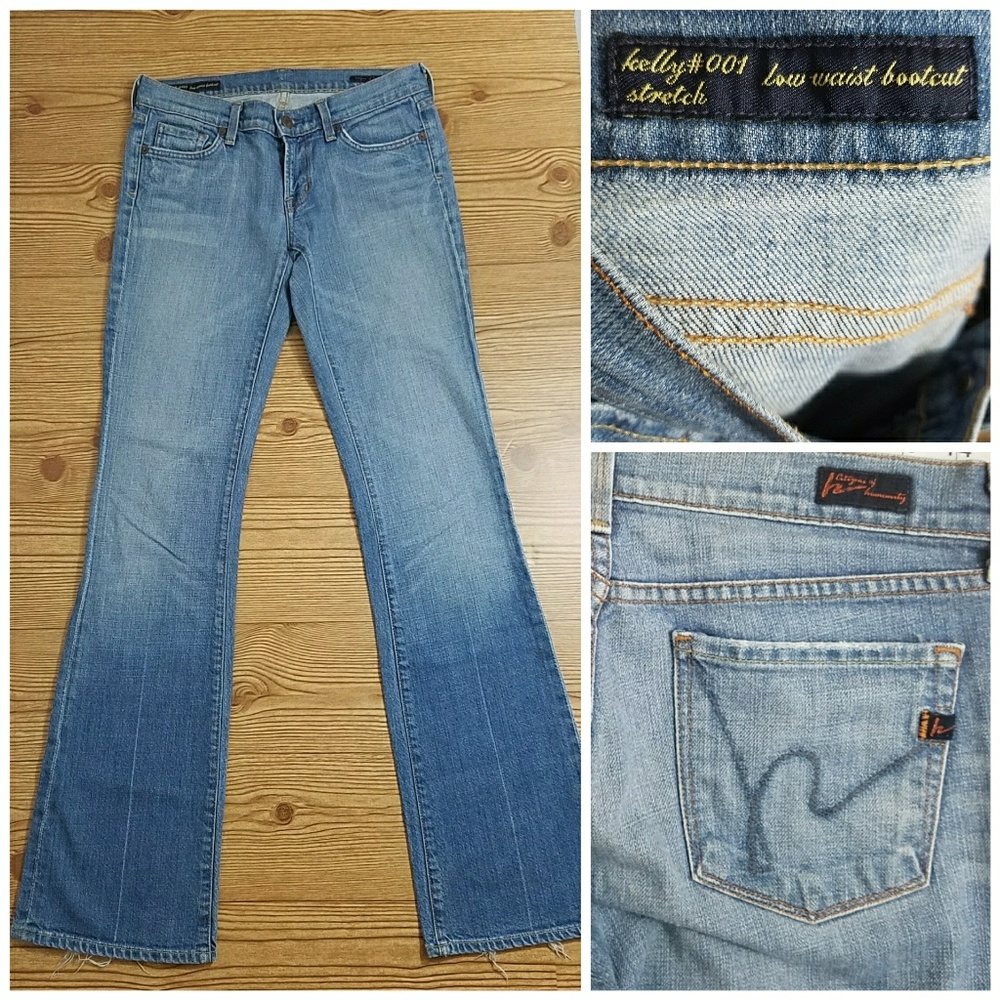 Citizens of Humaniy Kelly stretch bootcut jeans